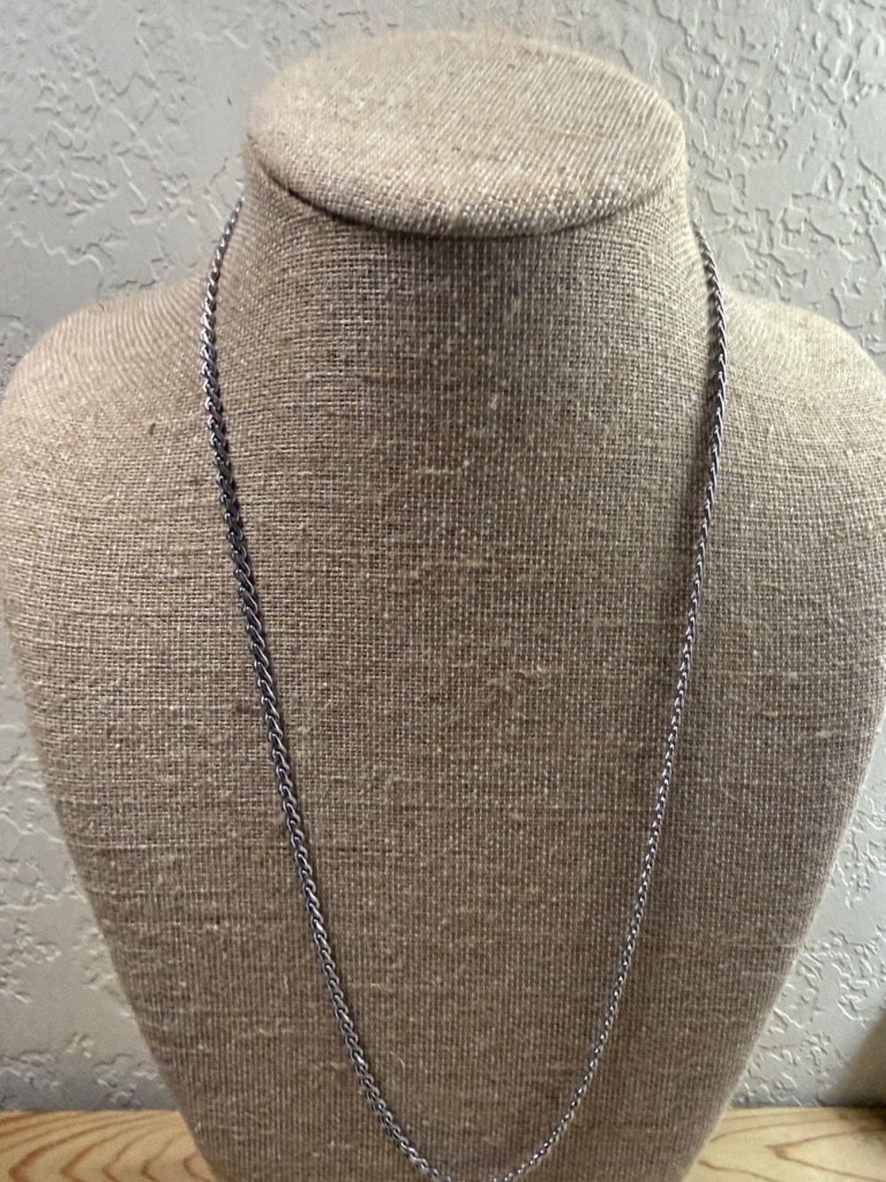 Fossil Silver Rope Chain Necklace - Women's Jewelry